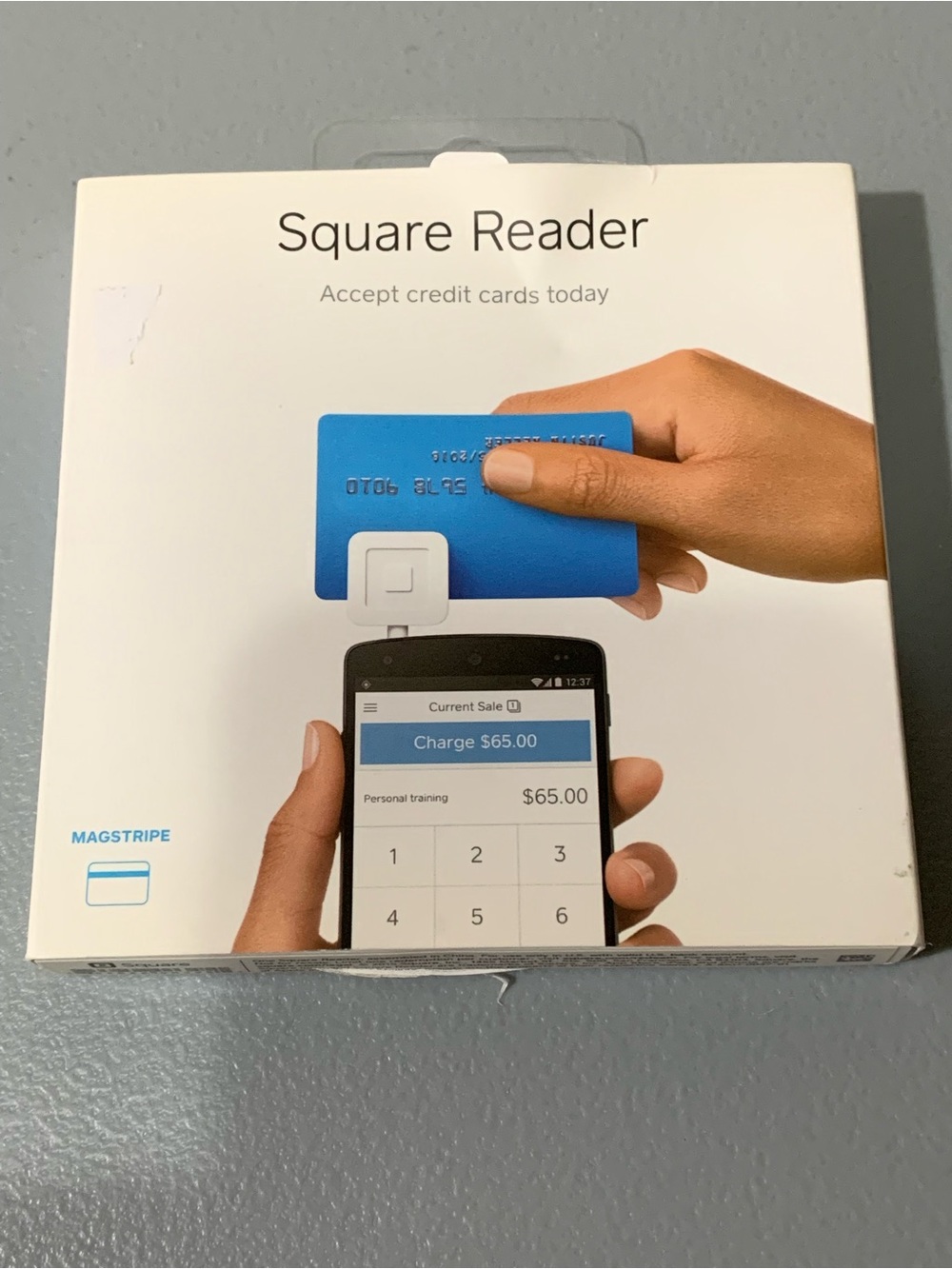 Square Magstripe Card Reader - White